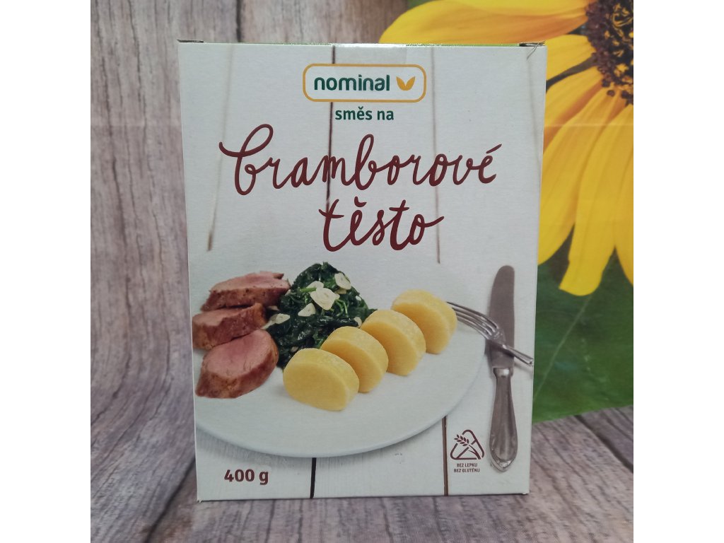 Směs na bramborové těsto bez lepku Nominal 400g - datum min.spotřeby 23/8/25
