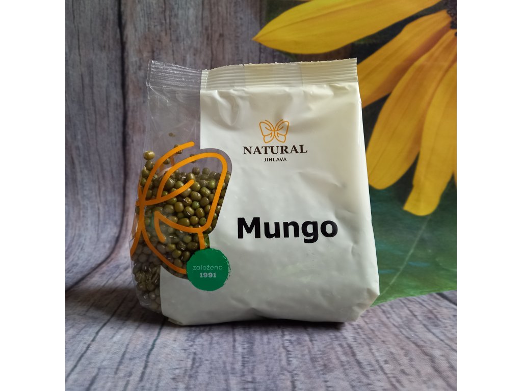 Mungo fazole - zelená soja - Natural 250g - datum min. spotřeby 28/5/23