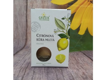 Citrónová kůra mletá 30g