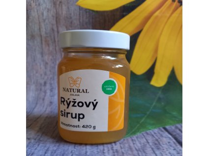 Rýžový sirup - Natural 420g - datum min. spotřeby 31/12/23