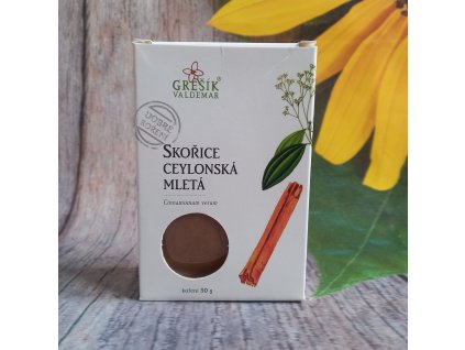 Skořice ceylonská mletá 50 g Grešík
