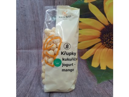 Křupky kukuřičné jogurt - mango 140g
