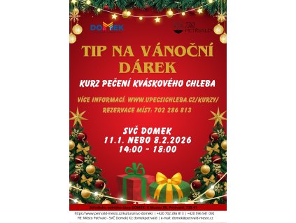 Kurz pečení kváskového chleba leden a únor 2026