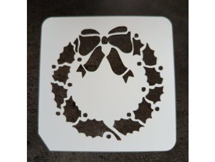 Šablona na zdobení chleba VĚNEČEK