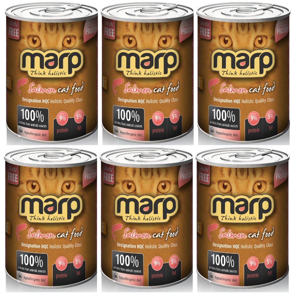 MARP Pure Salmon CAT Can Food 6 x 370g