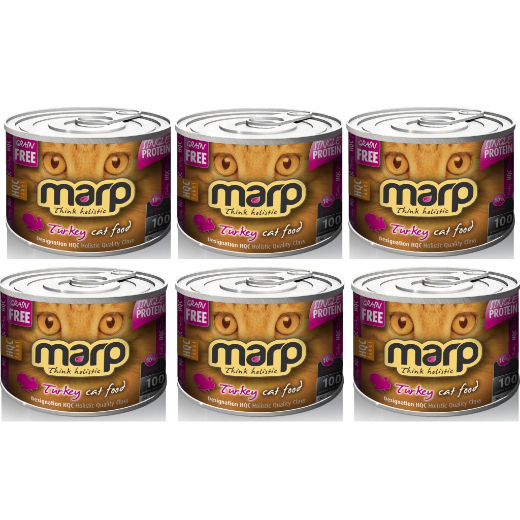 MARP Pure Turkey CAT Can Food 6 x 200g