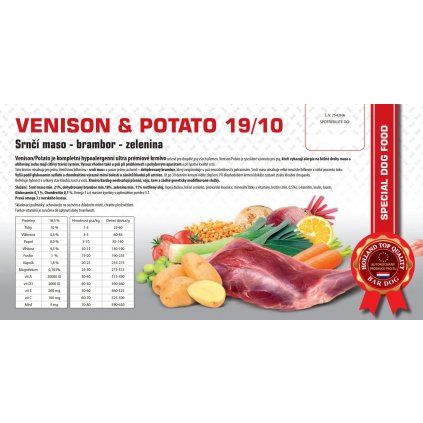 BARDOG Venison & Potato 12 kg