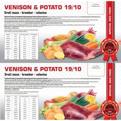 BARDOG Venison & Potato 2 x 12 kg