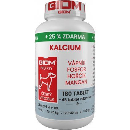 GIOM ERA Kalcium pro psy 180 tbl