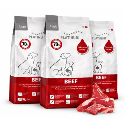 PLATINUM Adult Beef & Potatoes 15 kg