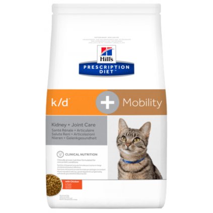pd feline prescription diet kd plus mobility with chicken dry