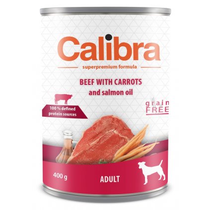 calibra dog adult beef 400g