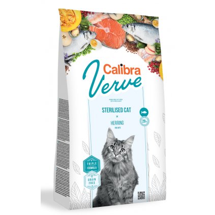 calibra verve cat sterilised herring