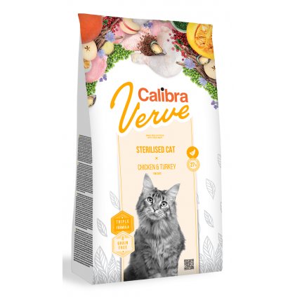 calibra verve cat sterilised chicken turkey