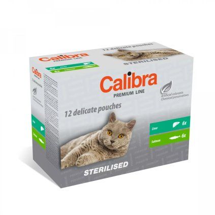 CALIBRA Cat kapsa Premium Sterilised multipack 12x100g