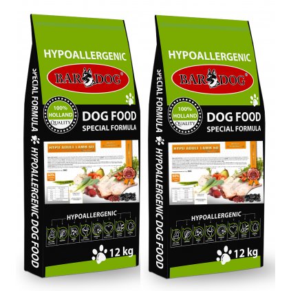 BARDOG Hypo Adult Lamb 60 2 x 12 kg