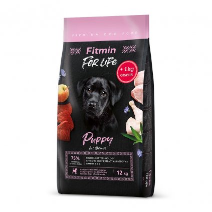 new fitmin dog for life puppy 12 kg