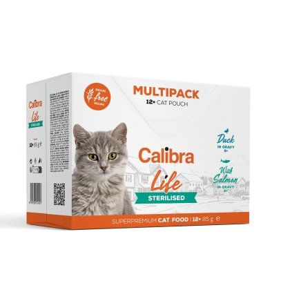 CALIBRA Cat Life kapsa Sterilized Multipack 12x85g