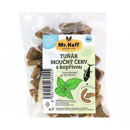 MR. HAFF moučný červ, tuňák 80g