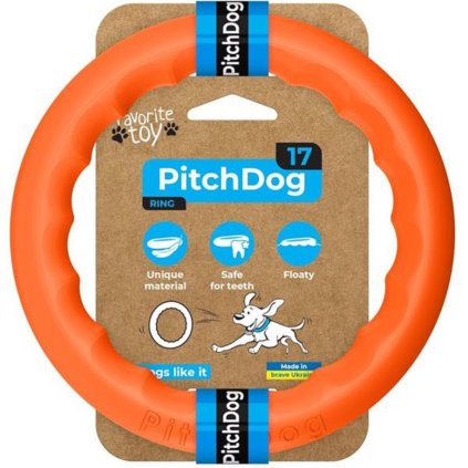 Tréninkový pěnový kruh oranžový PitchDog