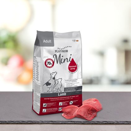 platinum mini adult lamb jehneci 900 g