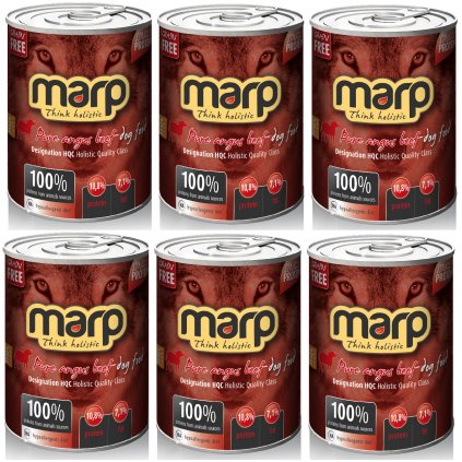 MARP Holistic Pure Angus Beef Dog Can Food 6 x 400g