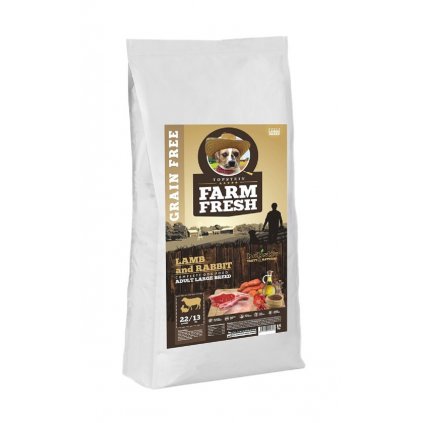 FARM FRESH Lamb & Rabbit Adult LB Grain Free 15 kg