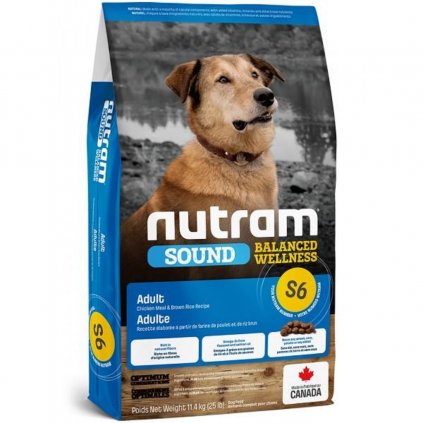 s6 nutram sound adult dog pro dospele psy 0