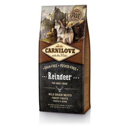 CARNILOVE Dog Reindeer for Adult 12 kg