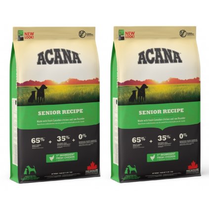 ACANA Dog Senior 2 x 11,4 kg