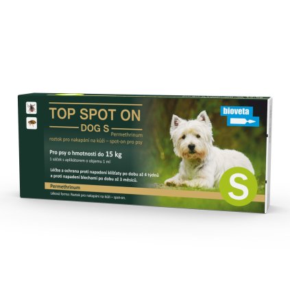 BIOVETA Top spot on dog S 1x1ml