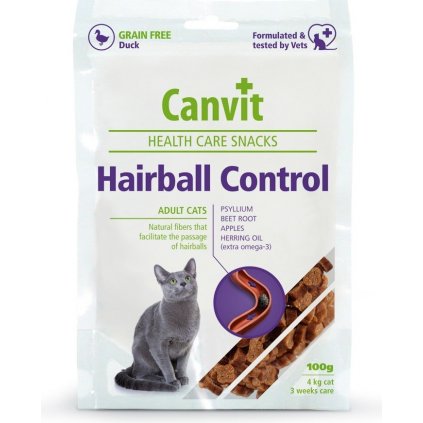 CANVIT Cat Health Care Snack Hairball Control 100g