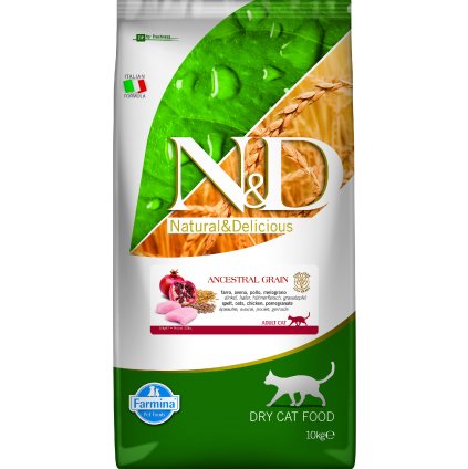 N&D LG CAT Adult Chicken & Pomegranate 10 kg