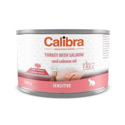 Calibra Cat Sensitive krůta a losos 200g