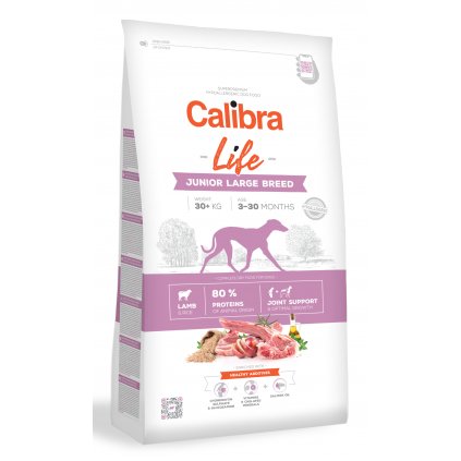 calibra dog life junior large lamb