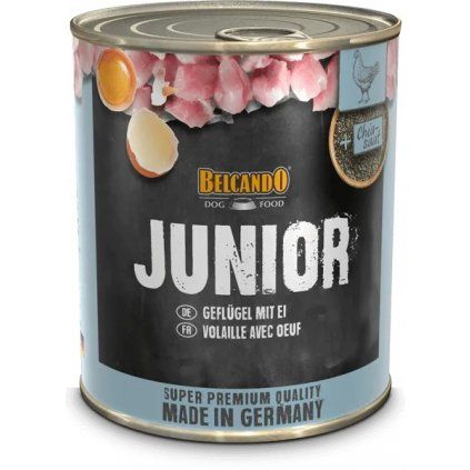 BELCANDO Junior drůbež s vejcem 800g