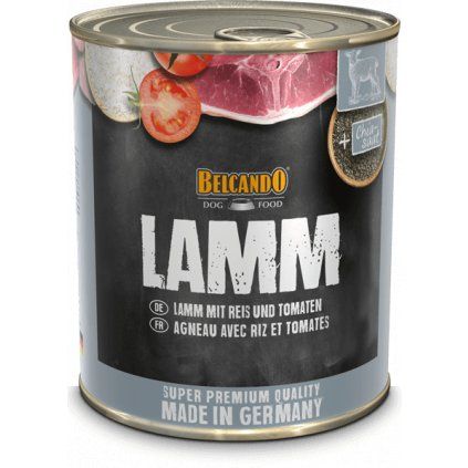 BELCANDO Jehněčí s rýží a rajčaty 800g
