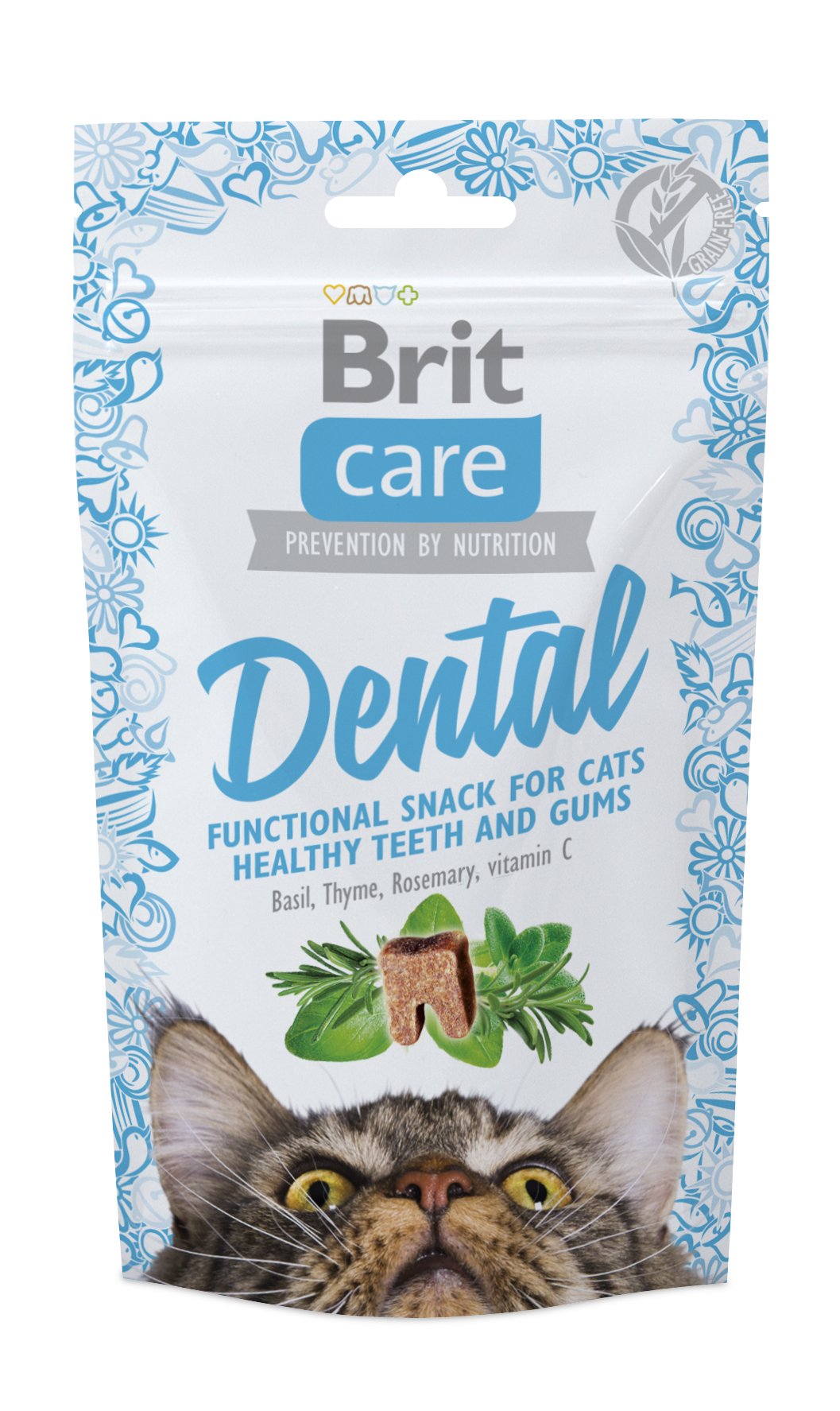 Brit Care Cat Snack Dental 50g