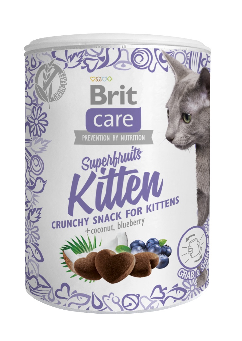 Brit Care Cat Snack Superfruits Kitten 100g