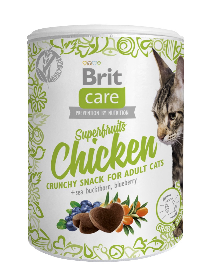 Brit Care Cat Snack Superfruits Chicken 100g