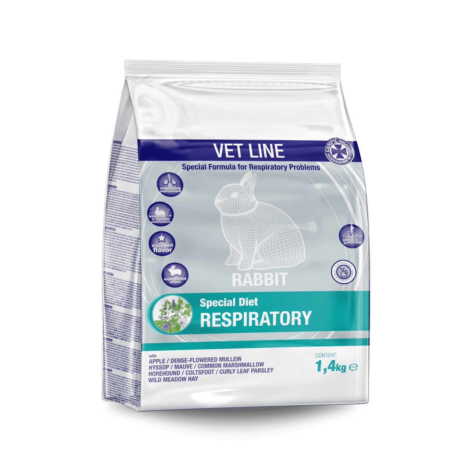 CUNIPIC VetLine Rabbit Respiratory 1,4 kg