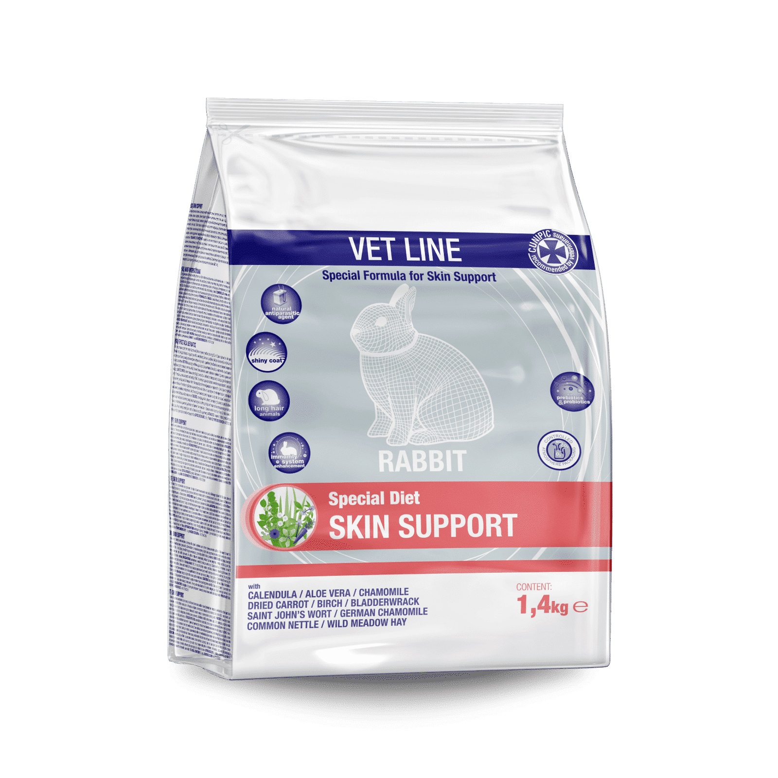 CUNIPIC VetLine Rabbit Skin support 1,4 kg
