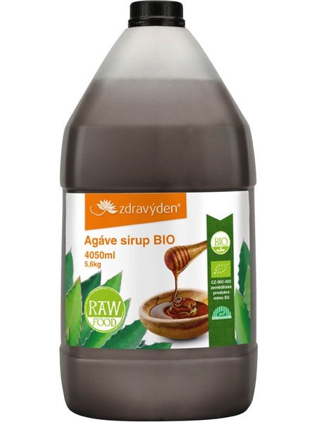 Zdravý den Agáve sirup BIO RAW Obsah: 4050ml