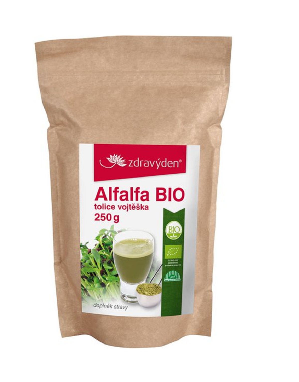 Zdravý den Alfalfa BIO 250g