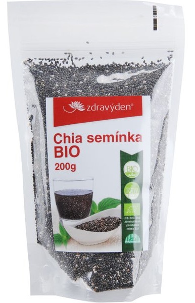 Zdravý den Chia semínka BIO Hmotnost: 200g