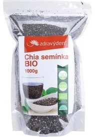 Zdravý den Chia semínka BIO Hmotnost: 1000g