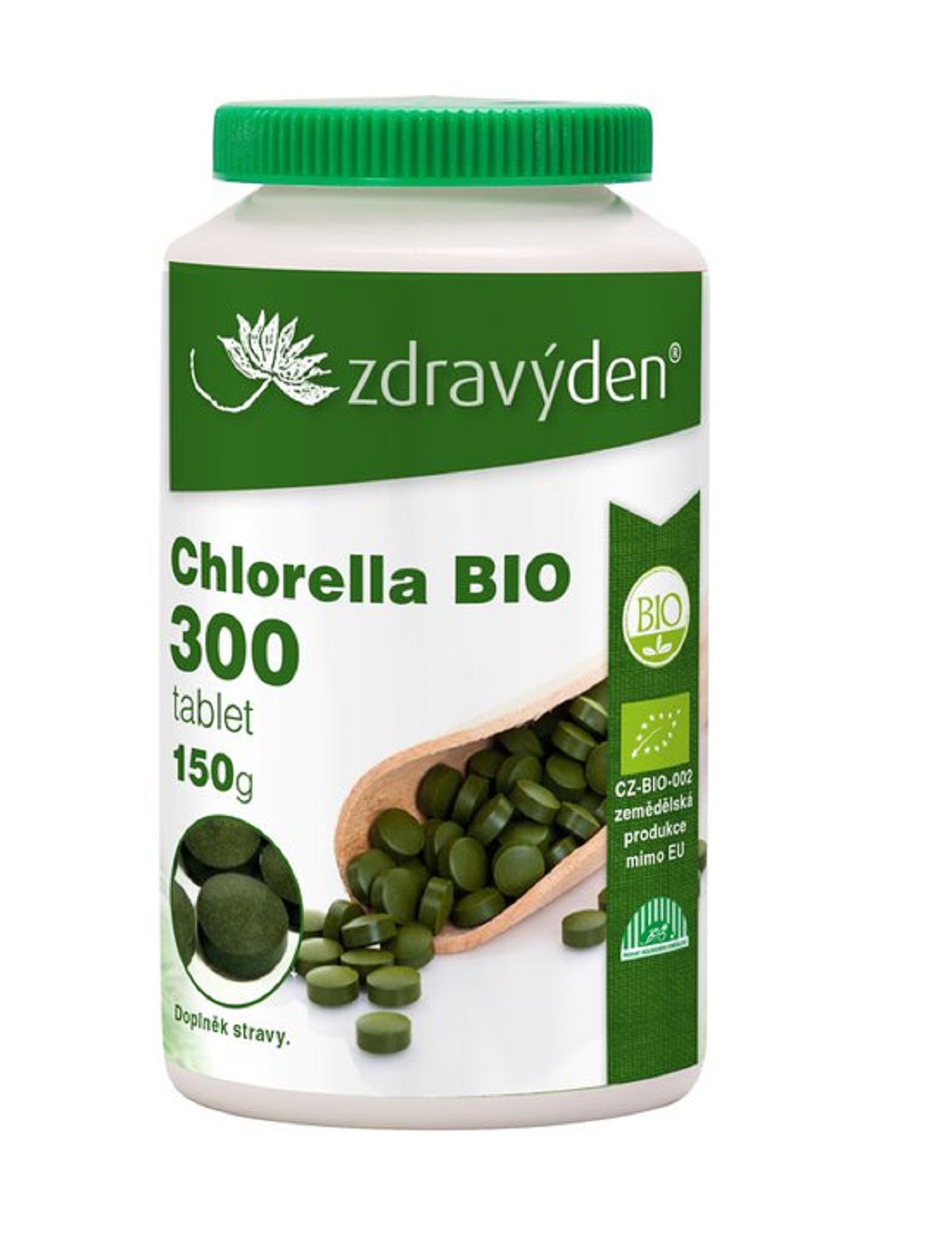 Zdravý den Chlorella BIO 300 tablet, 150g