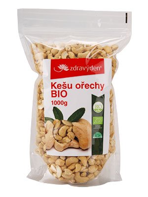 Zdravý den Kešu ořechy BIO Hmotnost: 1000g