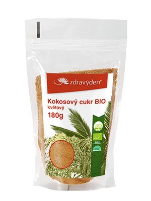 Zdravý den Kokosový cukr BIO květový Hmotnost: 180g