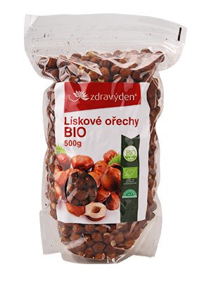 Zdravý den Lískové ořechy BIO Hmotnost: 500g